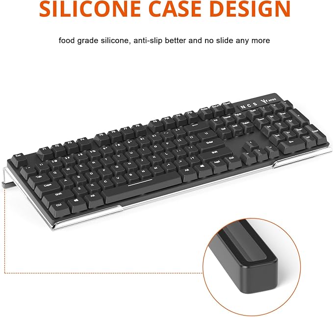 Richboom Computer Keyboard Stand Tilt PC Keyboard Stand Riser - Image 4