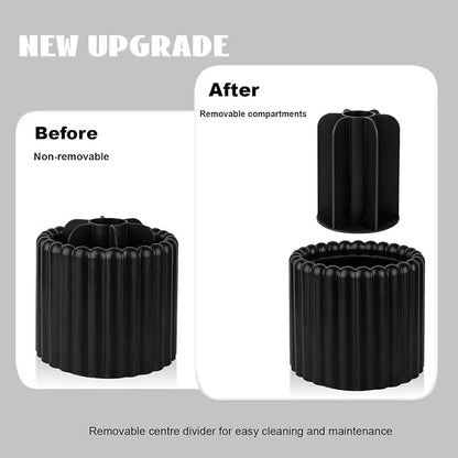 Anyoifax 360 Rotating Makeup Brush Holder 7 Slots Make Up Brush Organizer - Image 4