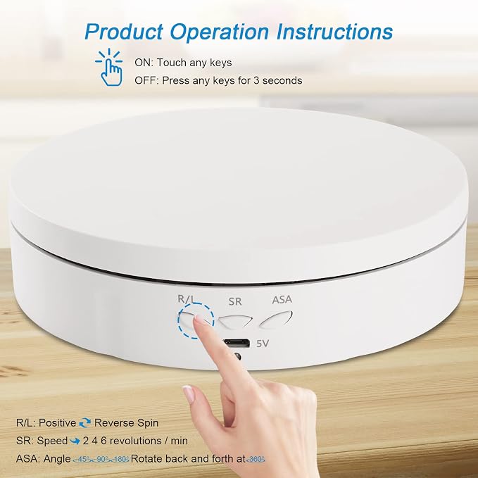 22 lbs Motorized Rotating Display Stand - Image 3