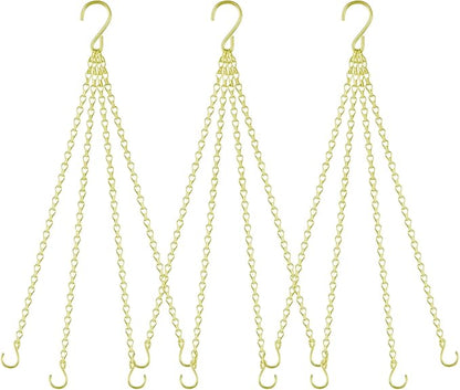 garini 3 Pack, 23 Inch Hanging Baskets Chain, Bird Feeders and Lanterns by garini