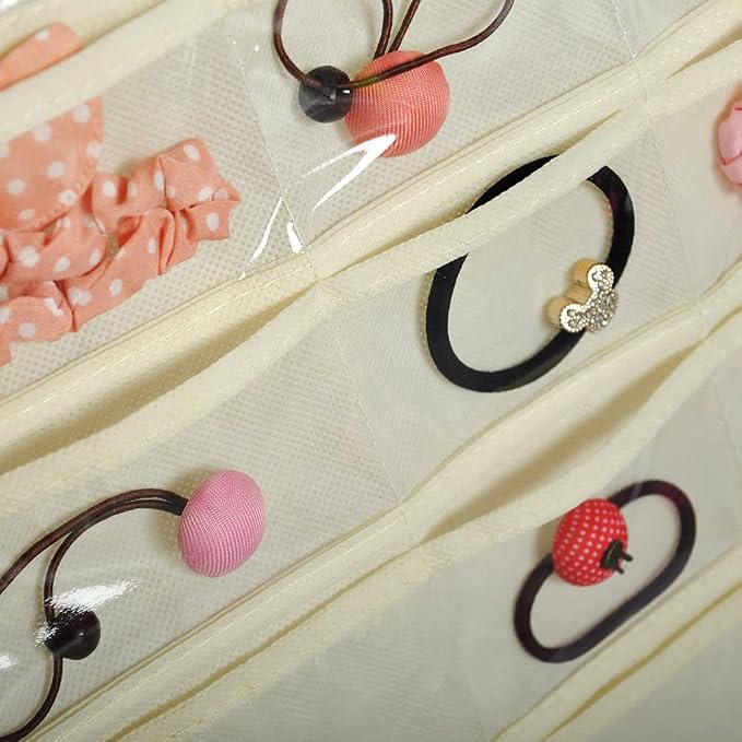 Bloss Hanging Jewelry Organizer 80 Pockets Hanging Double-Side Jewel Hanger - Image 5