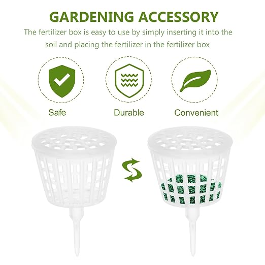 Yardwe 30Pcs Bonsai Fertilizer Boxes Reusable Plastic Fertilization Containers - Image 2