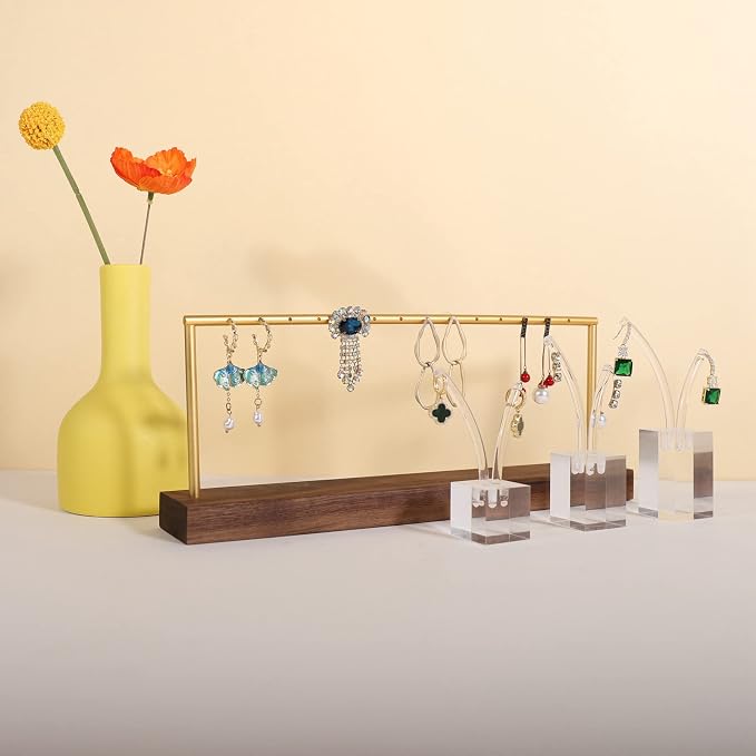 GemeShou wooden earring holder organizer - Image 5