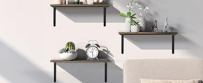 24 Pack L22 x H 12" Black Heavy Duty Shelf Brackets - Image 8
