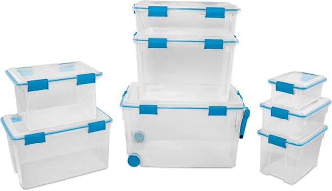 Sterilite 18-Pack Gasket Box, Weather-Resistant Storage Bins - Image 7