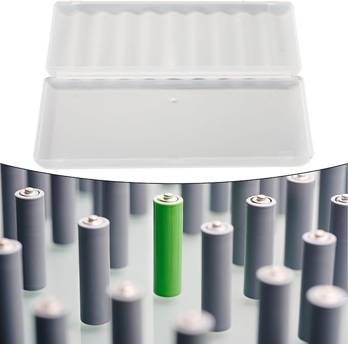 AAA Battery Storage Case Holder Box Battery Plastic Case 10 Slots AA AAA - Image 2