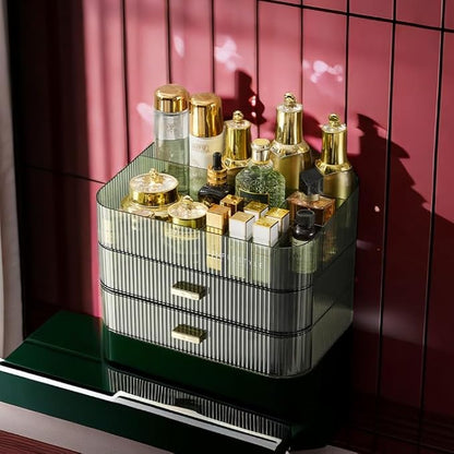 Makeup Organizer with Drawers Stackable Skincare Cosmetic Makeup organization - Image 6
