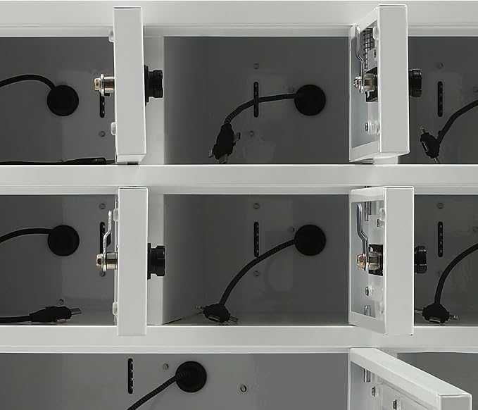 10 Slot Cellphone Charging Station Cell Phone Locker - Image 6