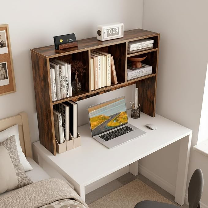 Tangkula Desktop Bookshelf, Countertop Storage Hutch - Image 5