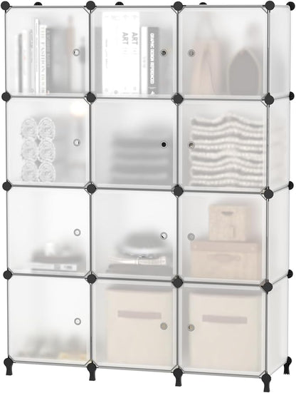 AWTATOS 12 Cube Storage Organizer, Closet Storage Shelves by AWTATOS