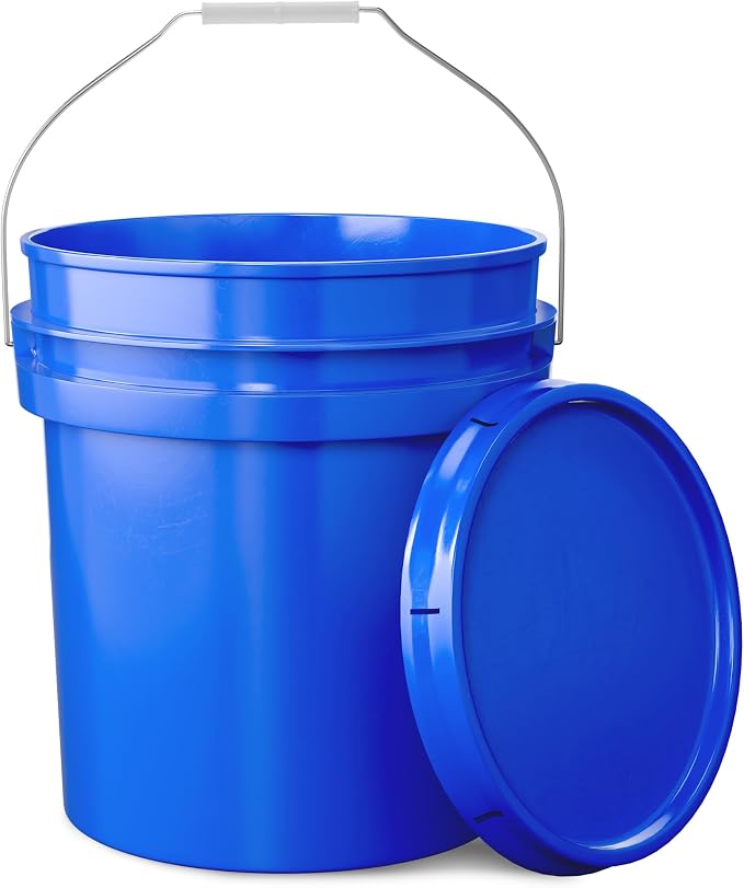 5-Gallon Blue Bucket Pail Container by EconoHome