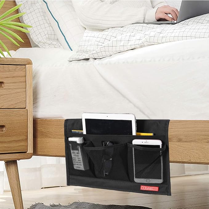 Bedside Caddy, Bedside Organizer Caddy Under Mattress, Holds Magazines - Image 7