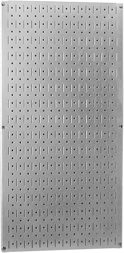 Wall Control Pegboard 32in x 16in Galvanized Metal Pegboard Tool Board Panel by Wall+Control
