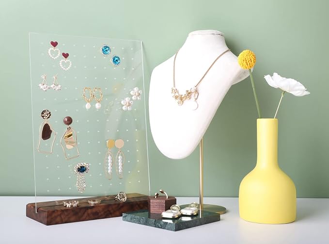 GemeShou walnut earring display - Image 6