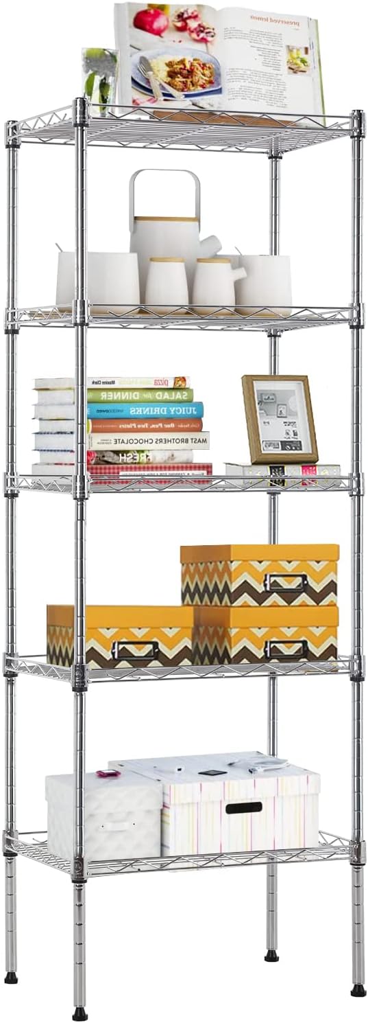 BestOffice Adjustable NSF-Certified Metal Shelf Wire Shelving Unit Storage by BestOffice