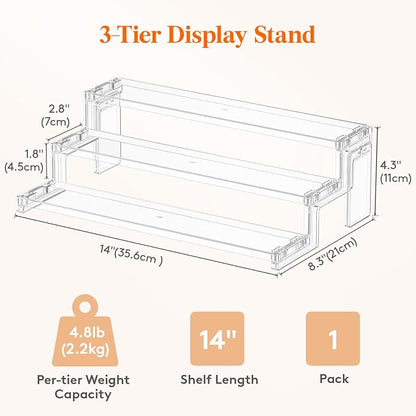 Lifewit Spice Rack, Perfume Cologne Organizer, Cupcake Stand, Tool-Free Assembly - Image 3
