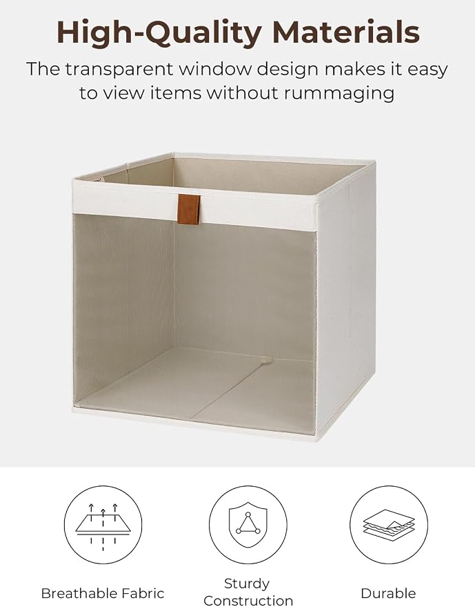 StorageWorks 13x13 Storage Cubes, Closet Storage Bins - Image 3