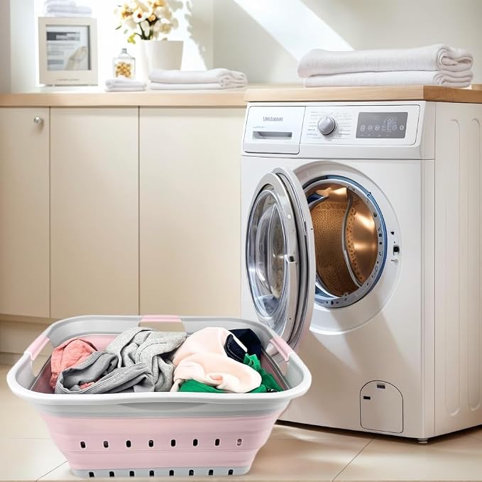 SAMMART 42L Collapsible Plastic Laundry Basket - Image 4