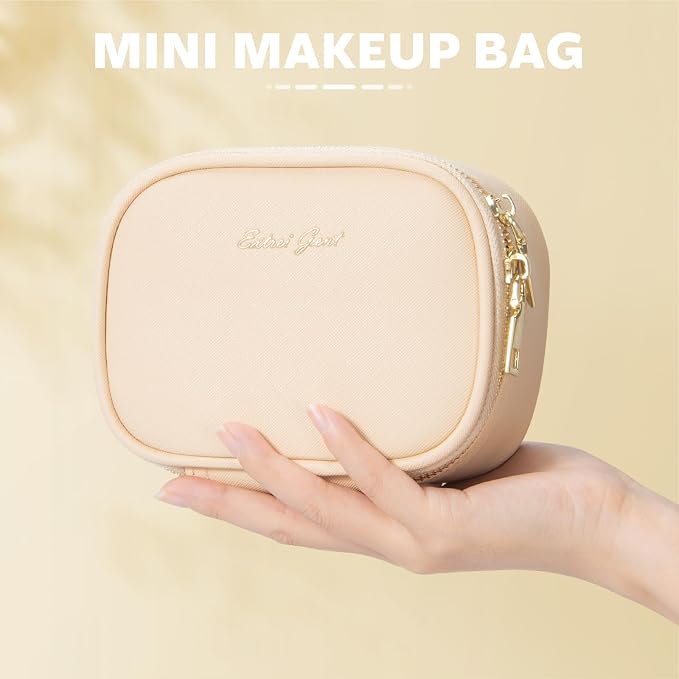 Small Makeup Bag with Led Mirror, Mini Travel Make up Bag 3 Light Modes - Image 5