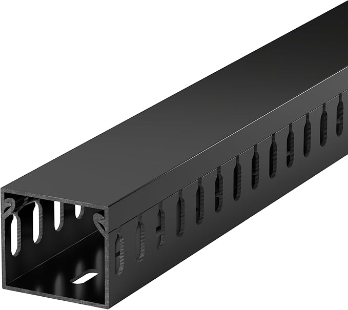 63in Professional Server Rack Cable Management Raceway, H1.4 x W1.6in Cable - Image 7