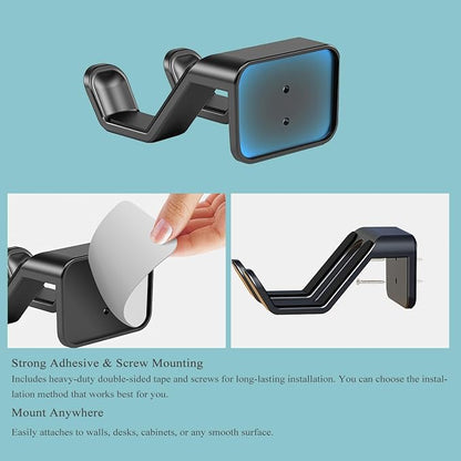 2-Pack Controller Holder Wall Mount, Headset Holder Stand - Image 5