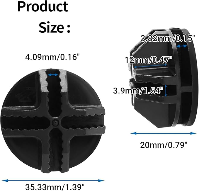 Litoexpe 36 Pcs Wire Cube Plastic Connectors - Image 2
