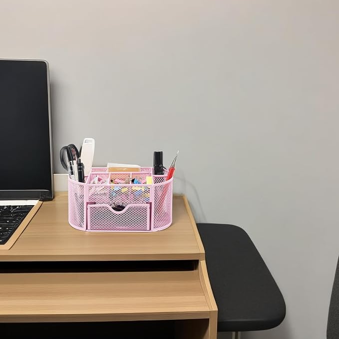 Newkita Desktop Organizer with Pencil Pen Holder and Accessories Offering 8 - Image 7