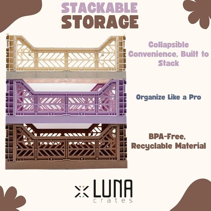 Collapsible Storage Box, Foldable Crate Organizer Bin - Image 2