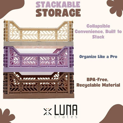 Collapsible Storage Box, Foldable Crate Organizer Bin - Image 2