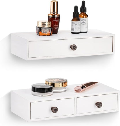 Yesland 2 Packs Space-Saving Floating Nightstand by Yesland