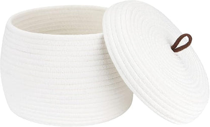 Sea Team Round Cotton Rope Storage Basket by SeaTeam