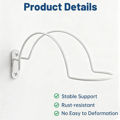 2 Pcs Helmet Rack Hanger Wall Mount Display, Helmet Holder Hooks Wall Mount - Image 2