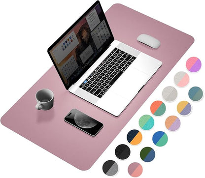 YSAGi Desk Mat, Dual-Sided Desk Pad, 31.5" x 15.7" Laptop Leather Desk Pad by YSAGi