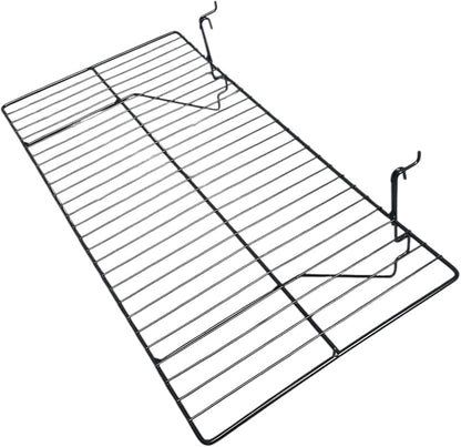 Only Garment Racks BLK-2412 Grid Panel Display Shelf - Image 3
