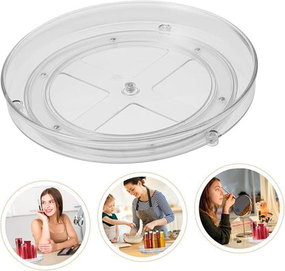 STOBAZA Rotating Storage Rack for Kitchen Seasonings and Cosmetics – Round - Image 9
