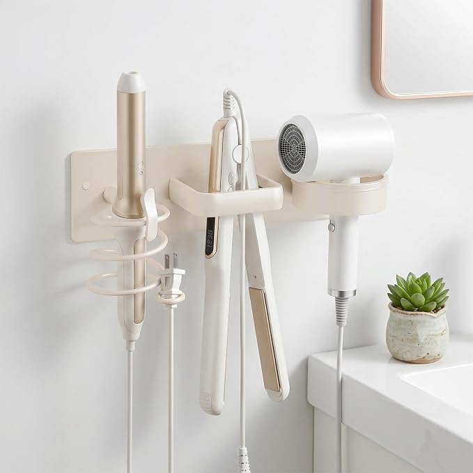 Hair Dryer Holder Curling Iron Holder Flat Iron, Curling iron holder wall mount - Image 7