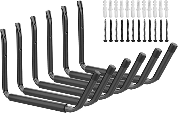 WALMANN Kayak Storage Rack, Wall Mount Kayak Hooks - Image 9