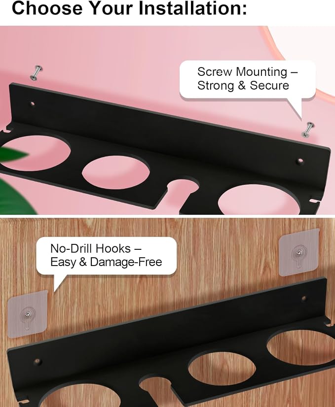 Hair Tool Organizer, Hair Dryer Holder - Image 4