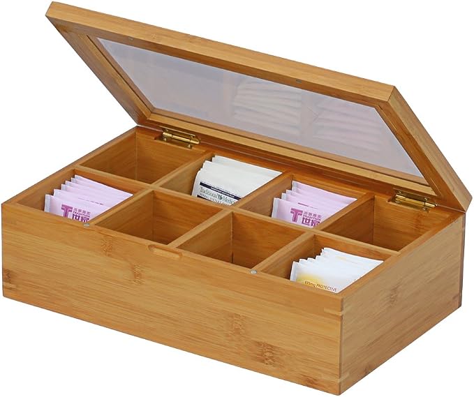 Oceanstar - TB1323 Bamboo Tea Box, 12 Inch - Image 2