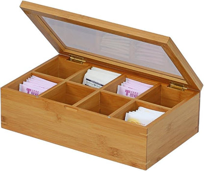 Oceanstar - TB1323 Bamboo Tea Box, 12 Inch - Image 2