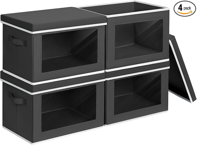 Homsorout Storage Bins with Lids by Homsorout