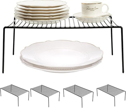 Kitchen Cabinet Shelf Organizer Set of 5, Large Metal Wire Pantry Storage by GEDLIRE