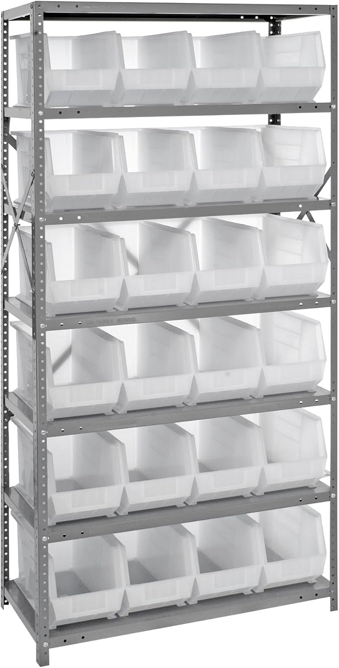 Quantum Storage Systems QSBU-265CL Giant Open Hopper Steel Shelving System by QuantumStorageSystems