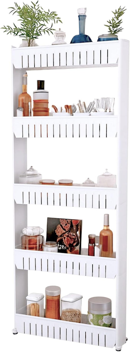 Slim Rolling Storage Cart by LavishHomeCollection