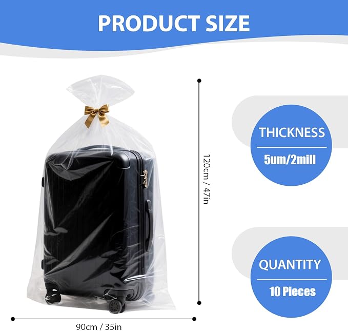 Large Clear Plastic Storage Bags, Seasonal Clothing, Comforter and Basement - Image 2