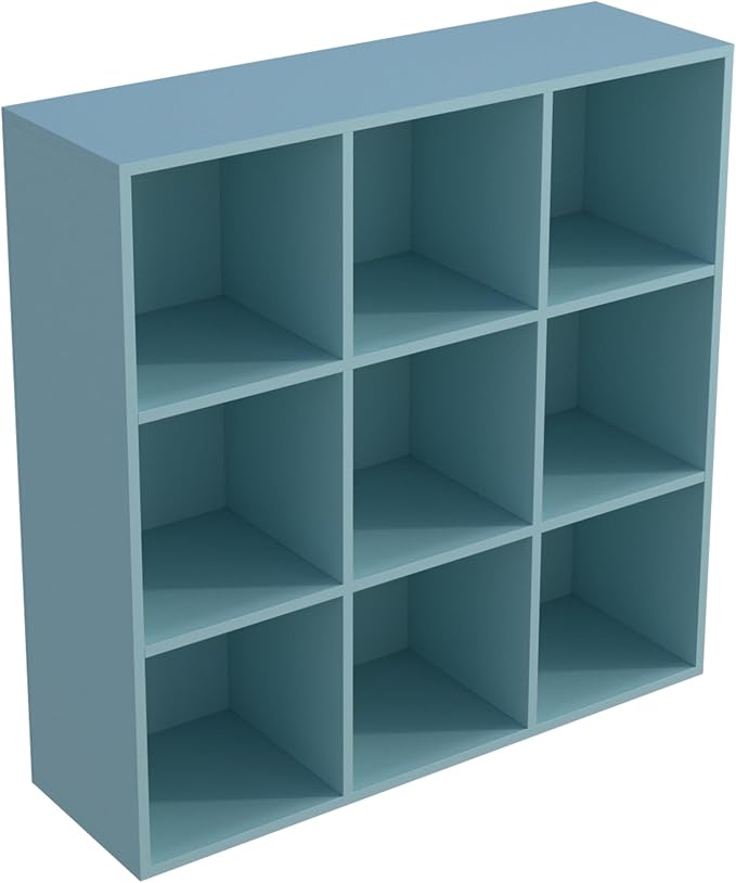 9-Cube Storage Shelf Bookcase - Image 6