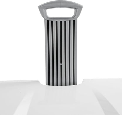 White Rolling Laundry Hamper - Image 7