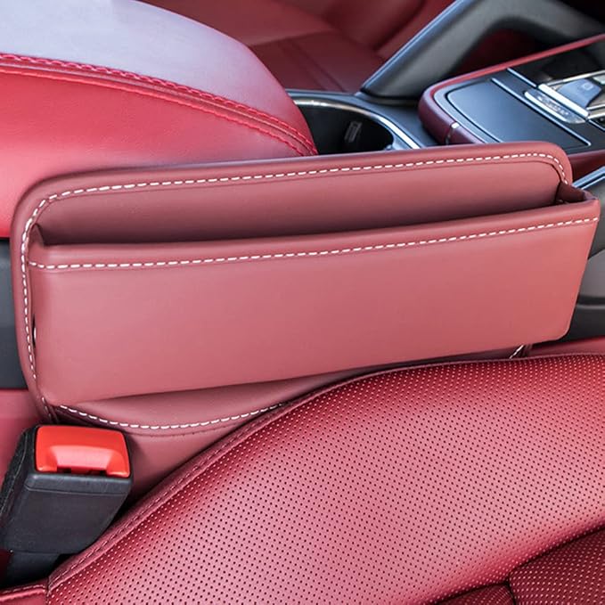 Riloer Car Organizers for Gap Leather Waterproof Car Seat Gap Fillers for Cars - Image 4