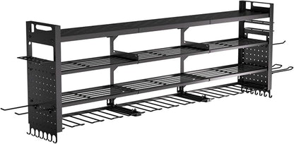 49" W Super Large Power Tool Organizer Wall Mount, Heavy Duty Cordless Tool - Image 6