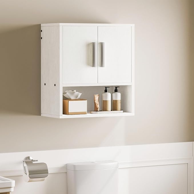 HOOBRO Bathroom Wall Cabinet, Medicine Cabinet, 15 x 16.1 Bathroom Wall Cabinet - Image 2